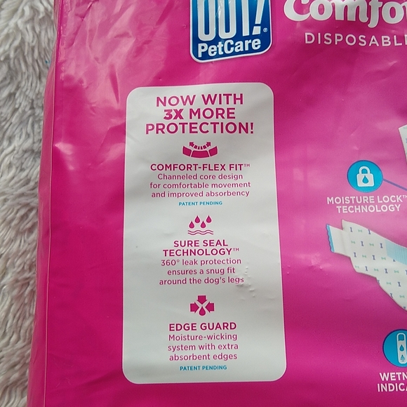 Dog Diapers - Comfort-Dri disposable size M/L - Picture 4 of 6